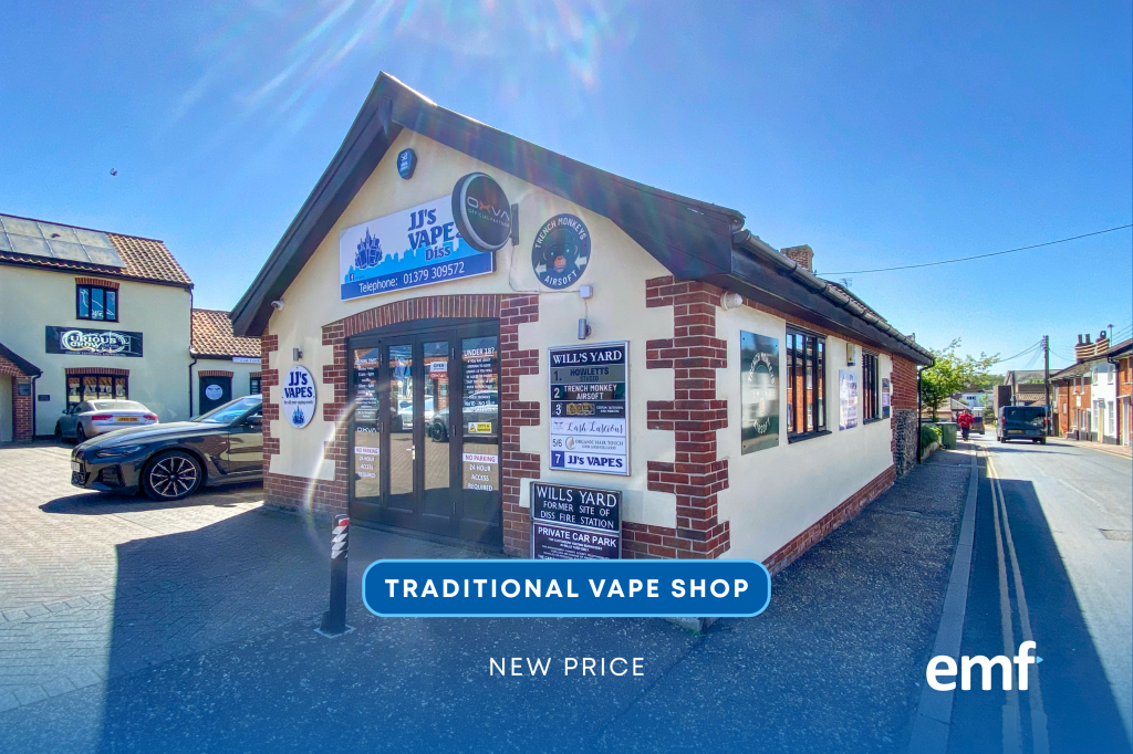Main image of property: NEW PRICE! Vape Shop For Sale in Diss, Norfolk