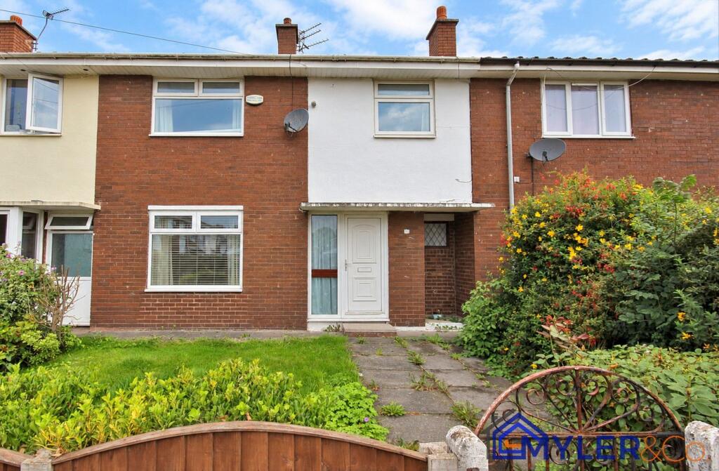 3-bed terraced on Afton, Widnes, WA8, £125,000