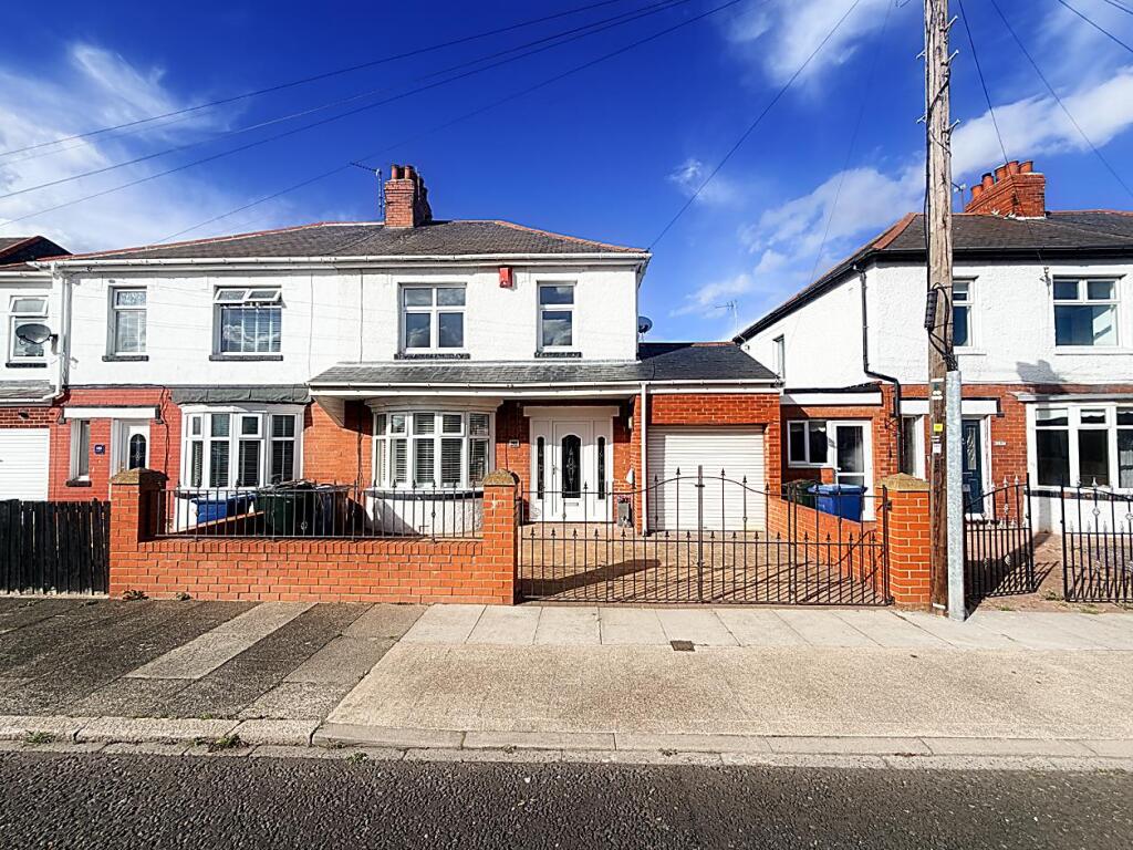 3-bed semi-detached on Appletree Gardens, Walkerville, Newcastle Upon Tyne, £230,000