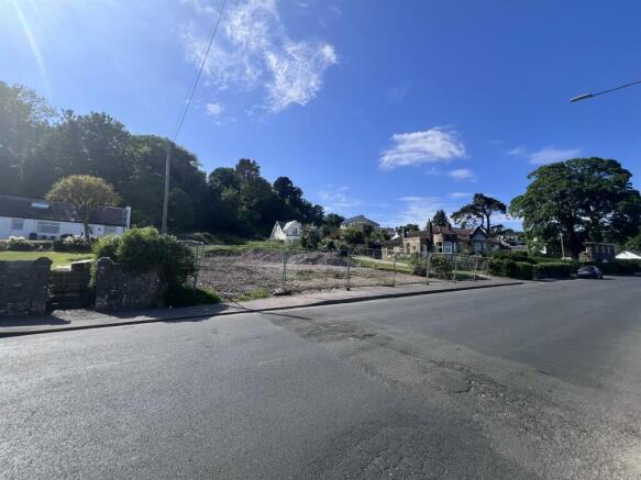 Looking towards the site