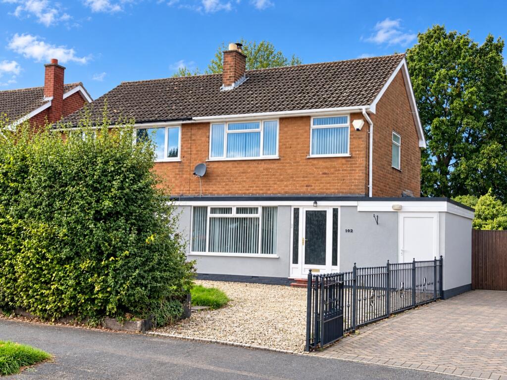 3-bed semi-detached on Woden Avenue, Wednesfield, WV11, £250,000