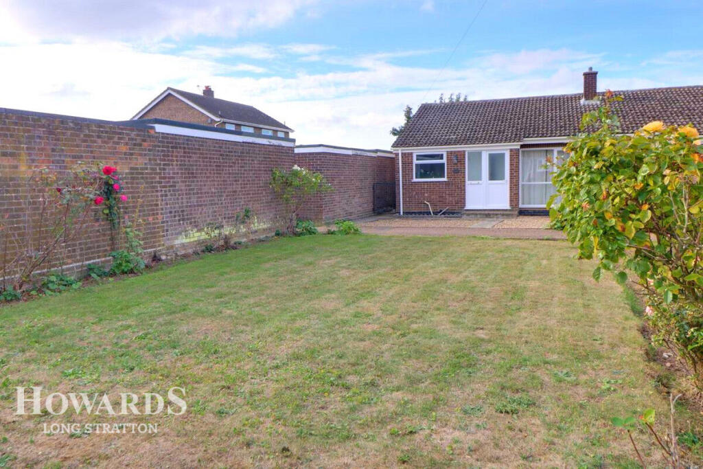 2-bed bungalow on St Michaels Road, Long Stratton, £210,000