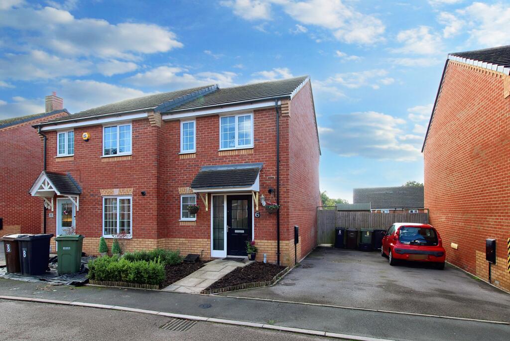 2-bed semi-detached on St. Laurence Close, Meriden, CV7, £280,000