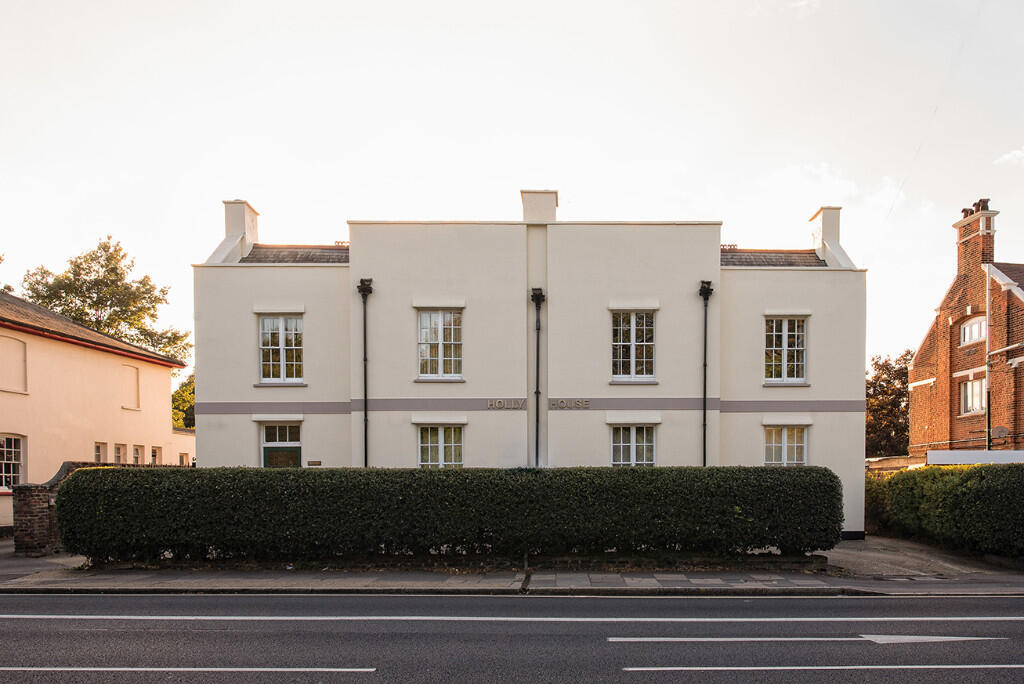 front of building
