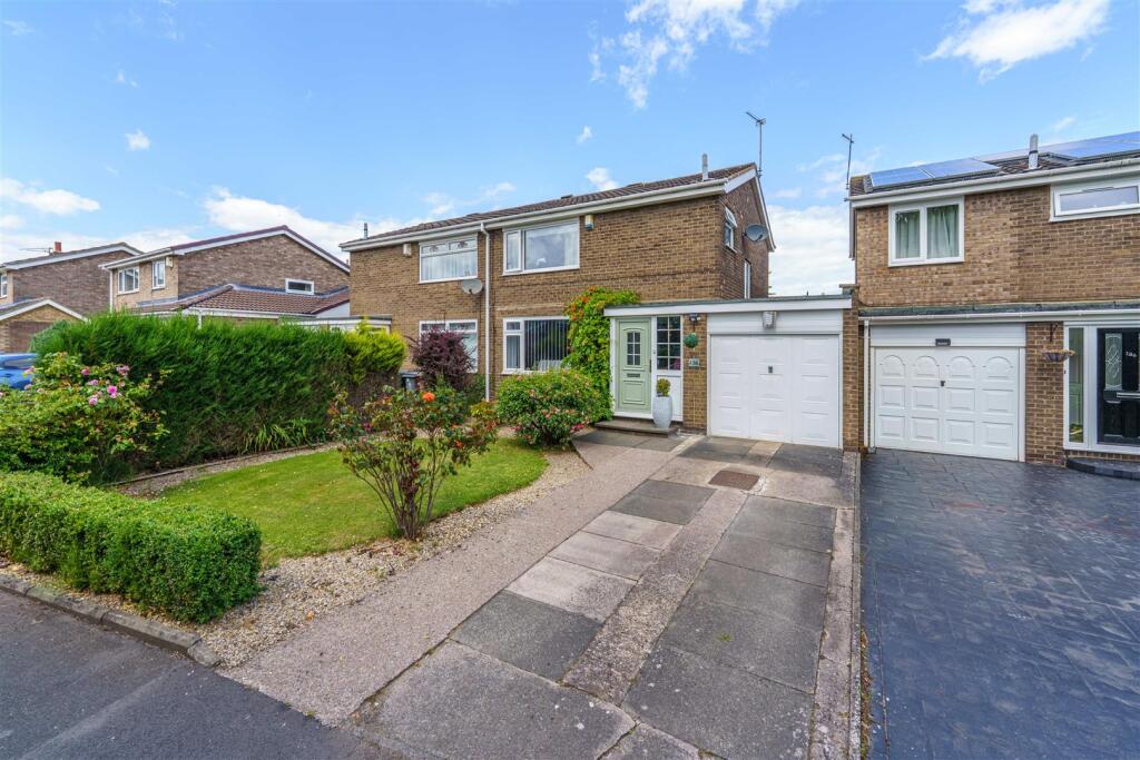 3-bed semi-detached on Melness Road, Hazlerigg, Newcastle Upon Tyne, NE13, £210,000