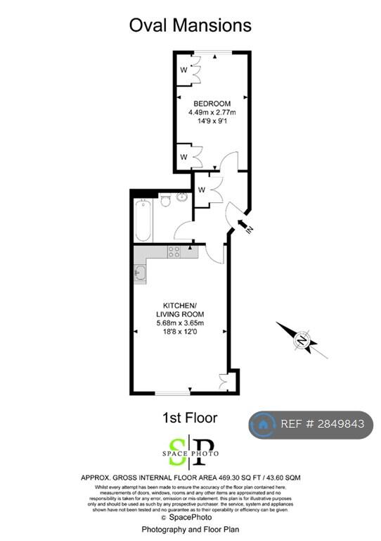 1 bedroom flat for rent