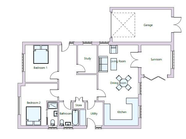 Photo 9. Floor plan as proposed.