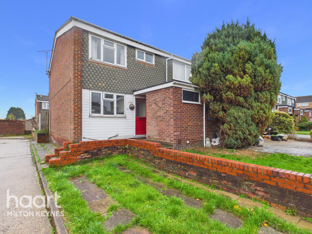 3-bed semi-detached on Berwick Drive, Milton Keynes, £230,000