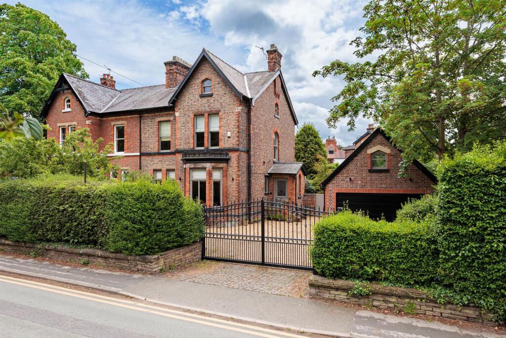 5-bed semi-detached on Heyes Lane, Alderley Edge, £1,500,000