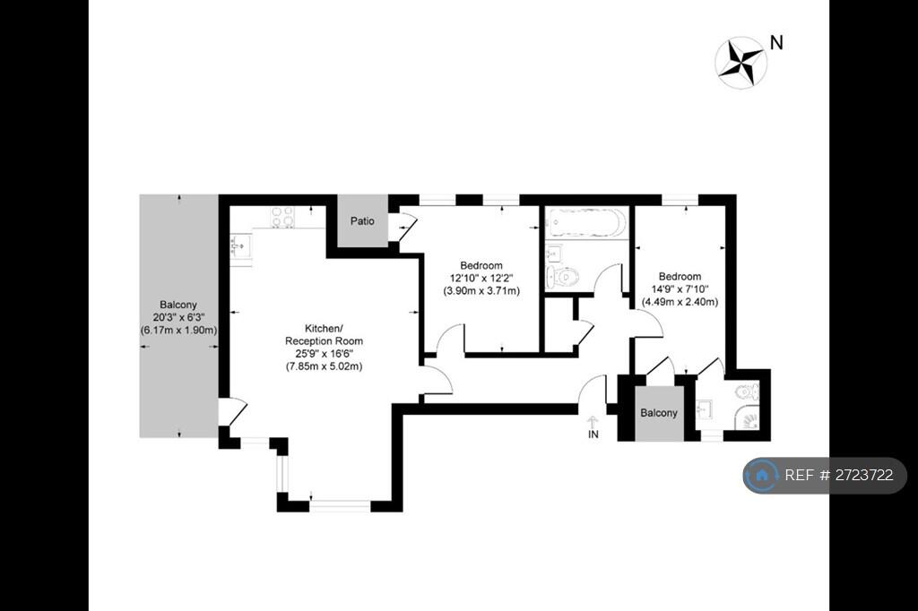 2 bedroom flat for rent