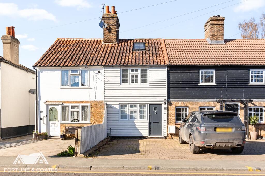 2-bed terraced on High street, Old Harlow, £375,000