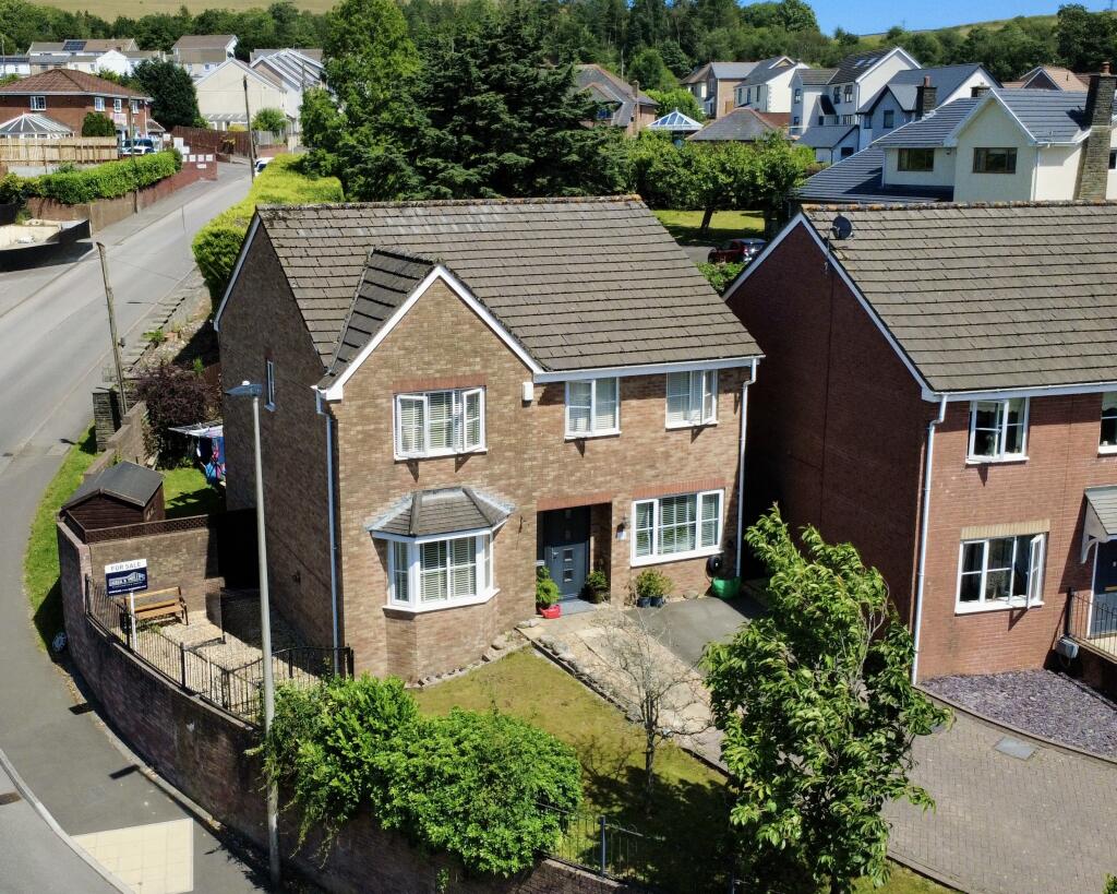 4 bedroom detached house for sale in Elm Tree Grove, Twynyrodyn, Merthyr Tydfil