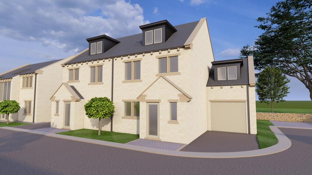 4-bed semi-detached on Plot 4 Spindles Row, Marsh Lane, Shepley HD8, £525,000