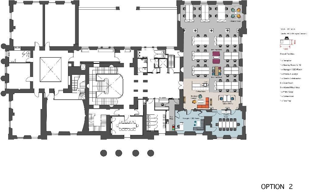 Option 2 - Long Room