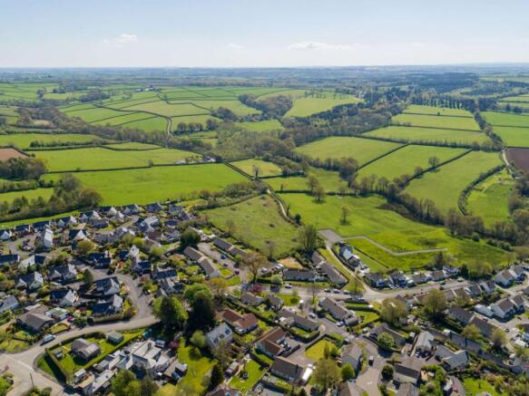 Aerial view of site