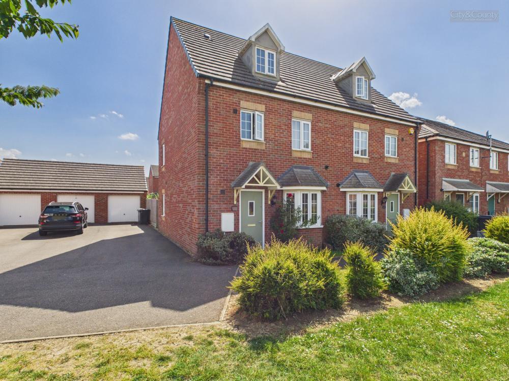 4-bed semi-detached on Daphne Grove, Peterborough, £290,000