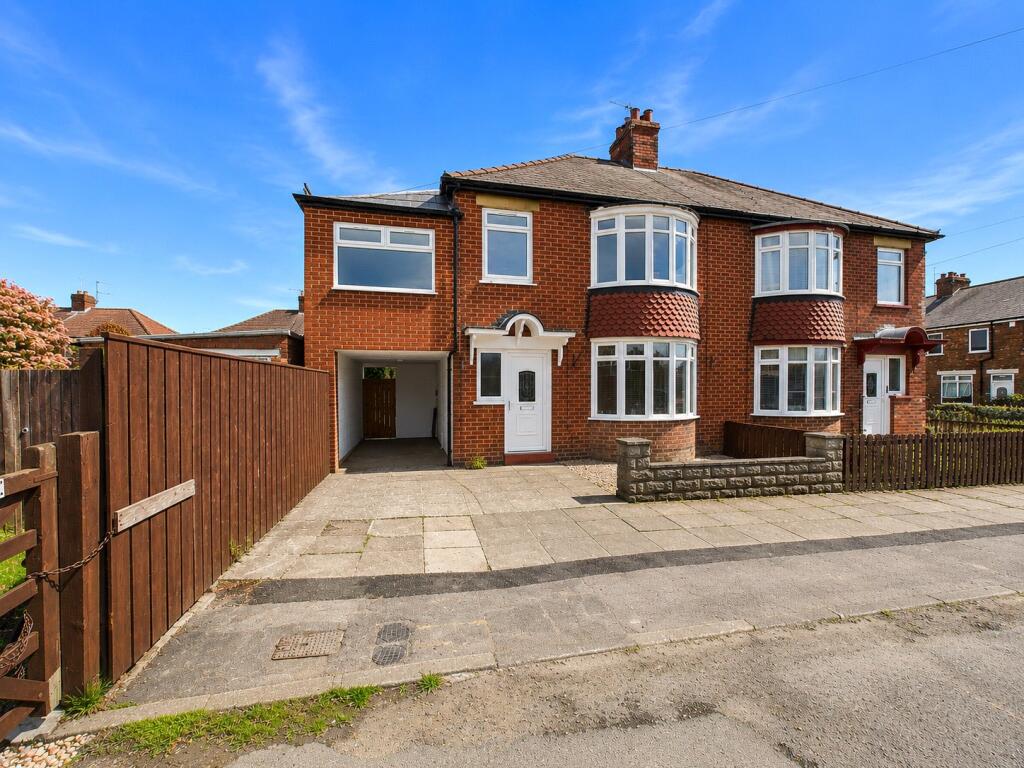 4-bed semi-detached on Wordsworth Avenue, Bishop Auckland, Durham, DL14, £180,000