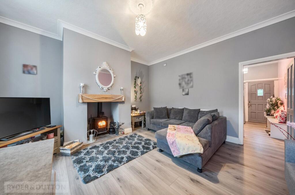 3-bed terraced on Woolley Bridge Road, Hadfield, Glossop, Derbyshire, SK13, £269,500