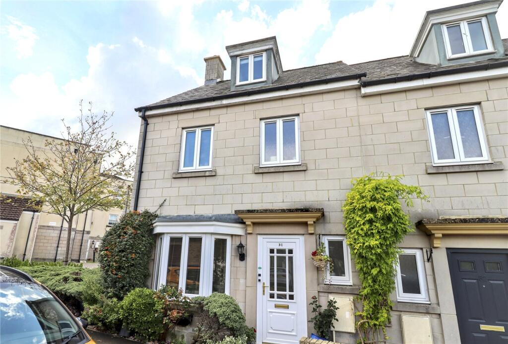 4-bed terraced on Clarks Way, Bath, BA2, £420,000