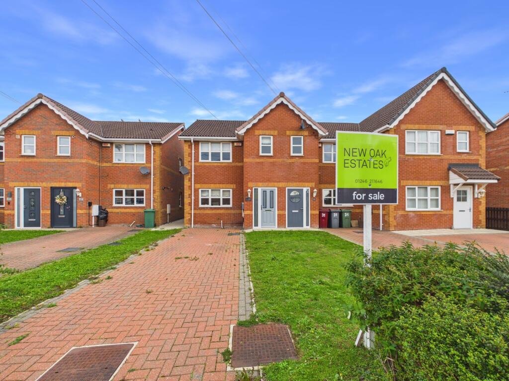 3-bed terraced on Calver Avenue, North Wingfield, S42, £180,000