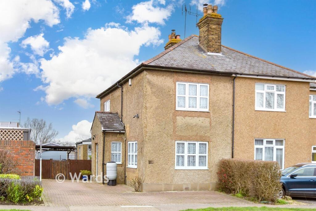 2-bed semi-detached on Brompton Farm Road, Strood, Rochester, Kent, £375,000