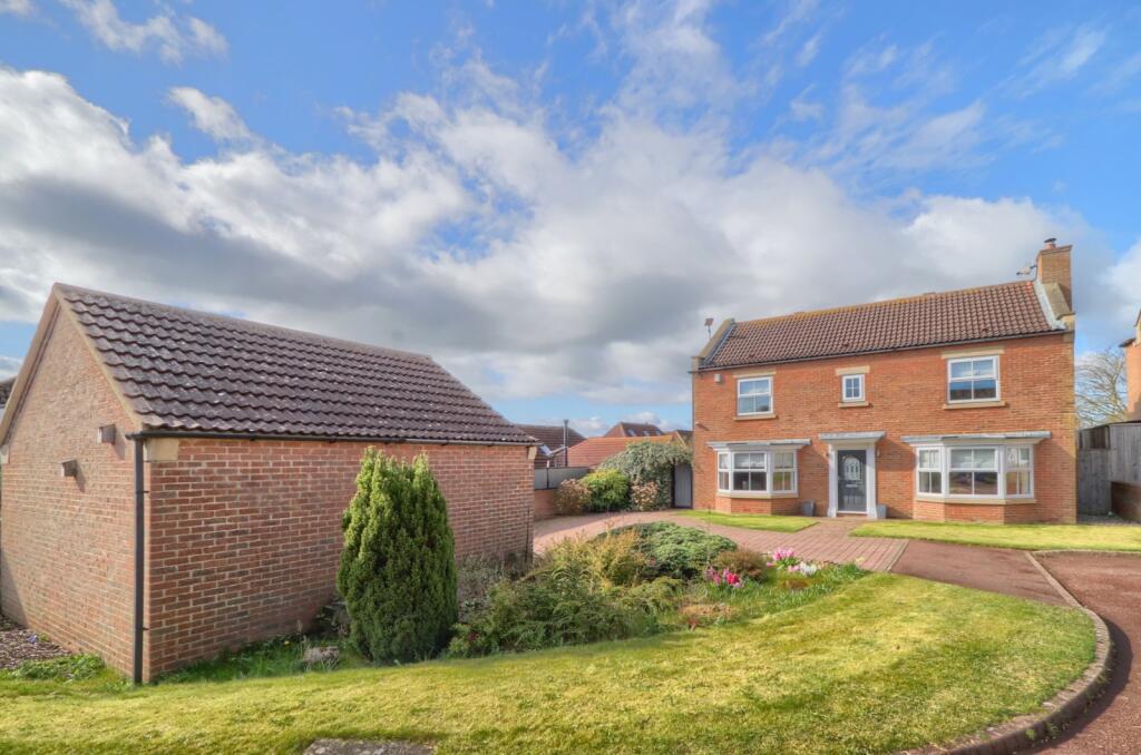 4-bed detached on The Village Green, Whitton Village, £600,000