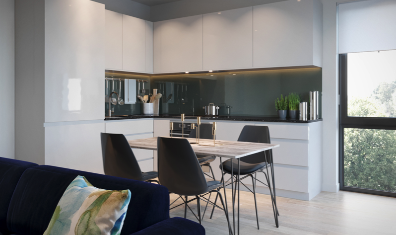 2-bed apartment on Ducie Street, £300,500