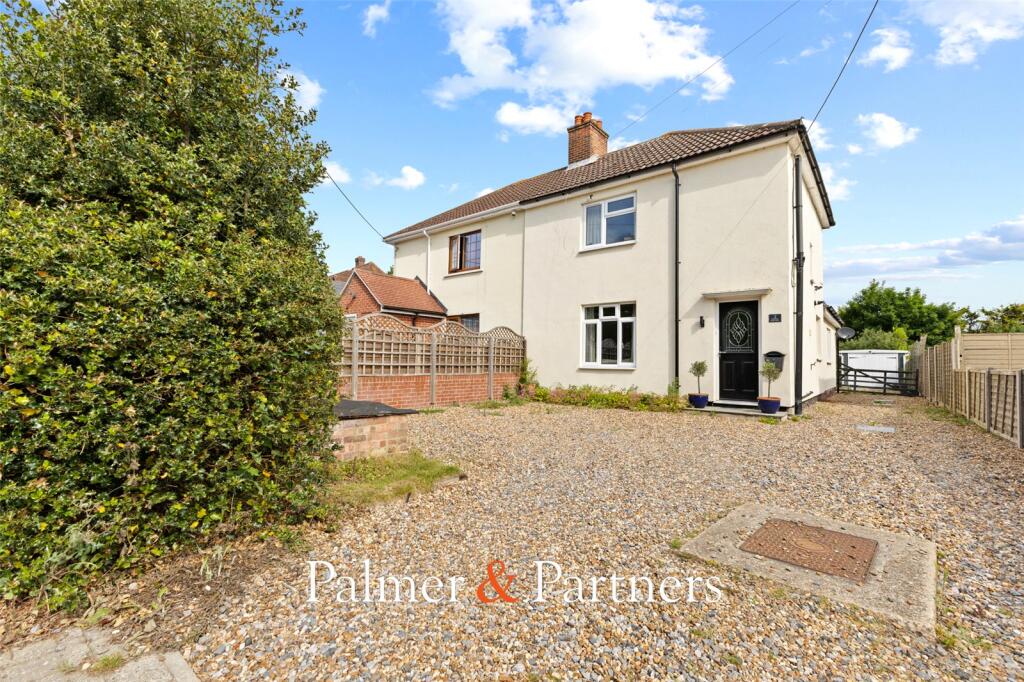 3-bed semi-detached on Abberton Road, Layer-de-la-Haye, Colchester, Essex, CO2, £400,000