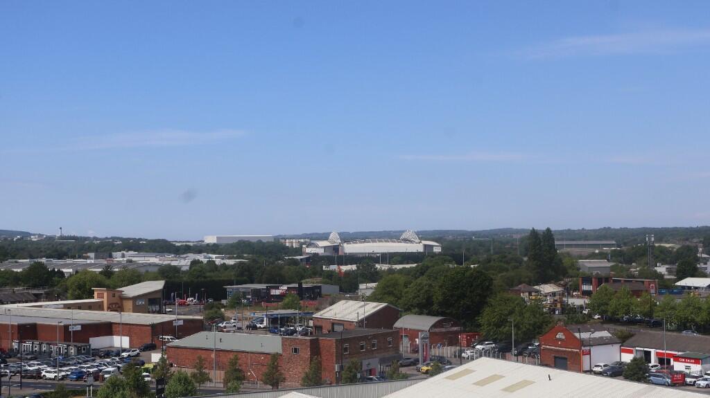 View towards stadium