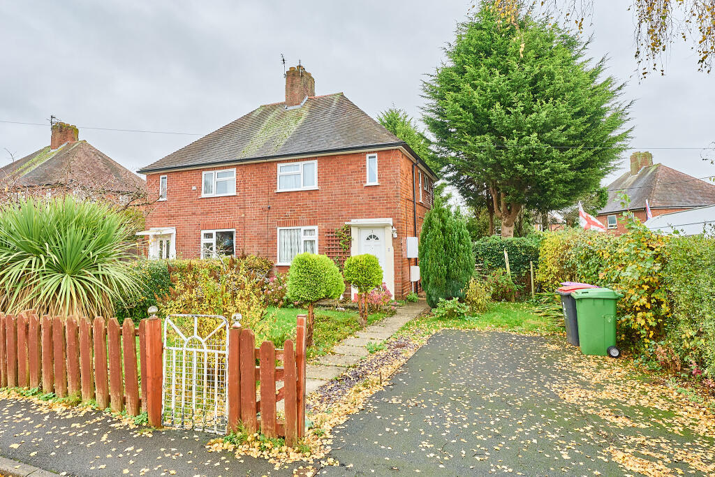 2-bed semi-detached on 2 Ardern Avenue, Dawley, Telford, Shropshire TF4 2AW, £110,000