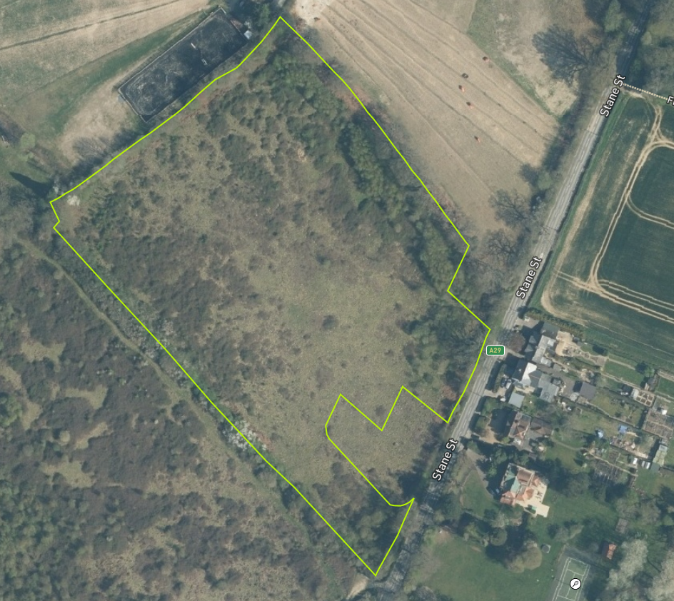 Main image of property: Parcel of land North West of Poundgate, Stane Street, Ockley, Surrey
