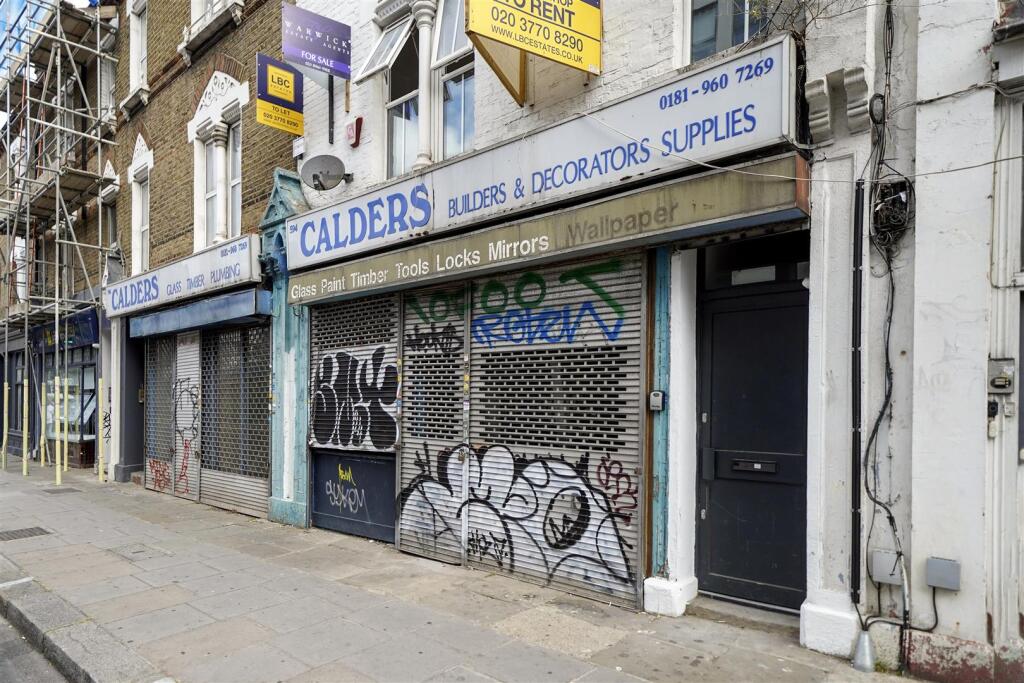 Exterior of building and street