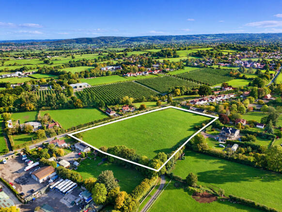 Aerial view of site