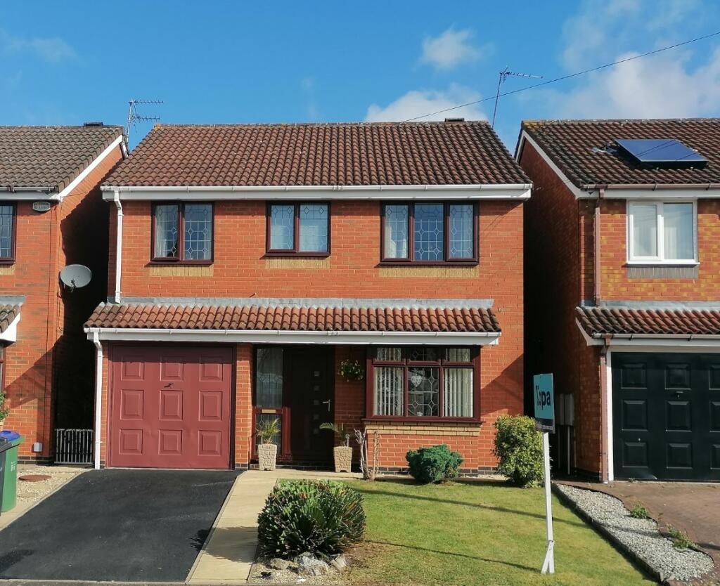 4-bed detached on Brookfield Way, Tipton, DY4, £343,000