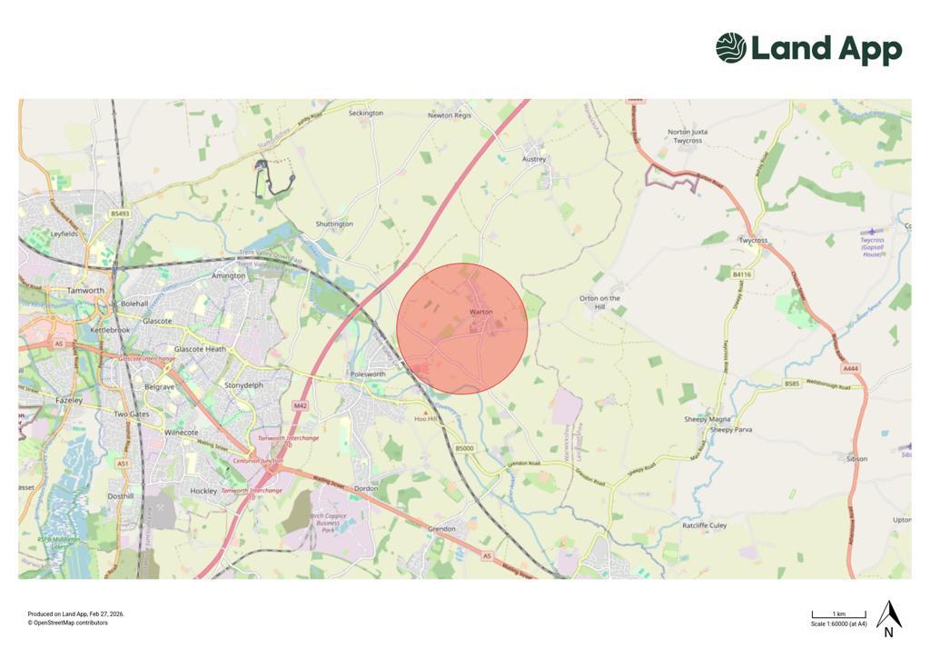 Additional image 4 of Land South Of Warton Recreation Ground, Orton Road/Barn End Road, Warton, B79 0HU