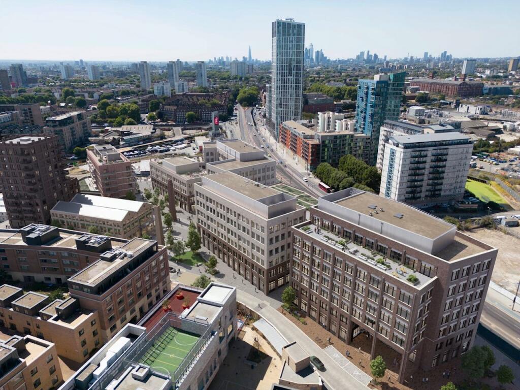 Chimney Walk aerial view