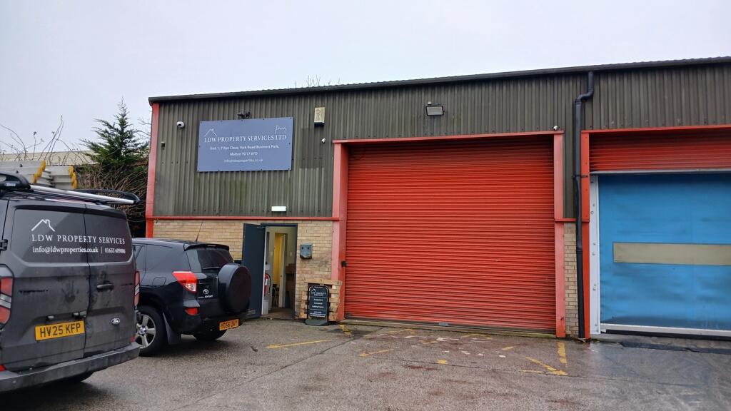Main image of property: Unit 1, 7 Rye Close, York Road Business Park, Malton, North Yorkshire, YO17 6YD