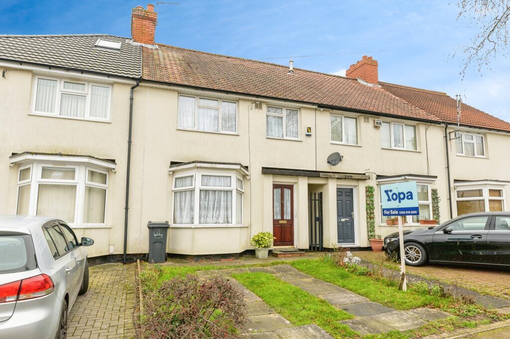 4-bed terraced on Mead Crescent, Birmingham, B9, £240,000