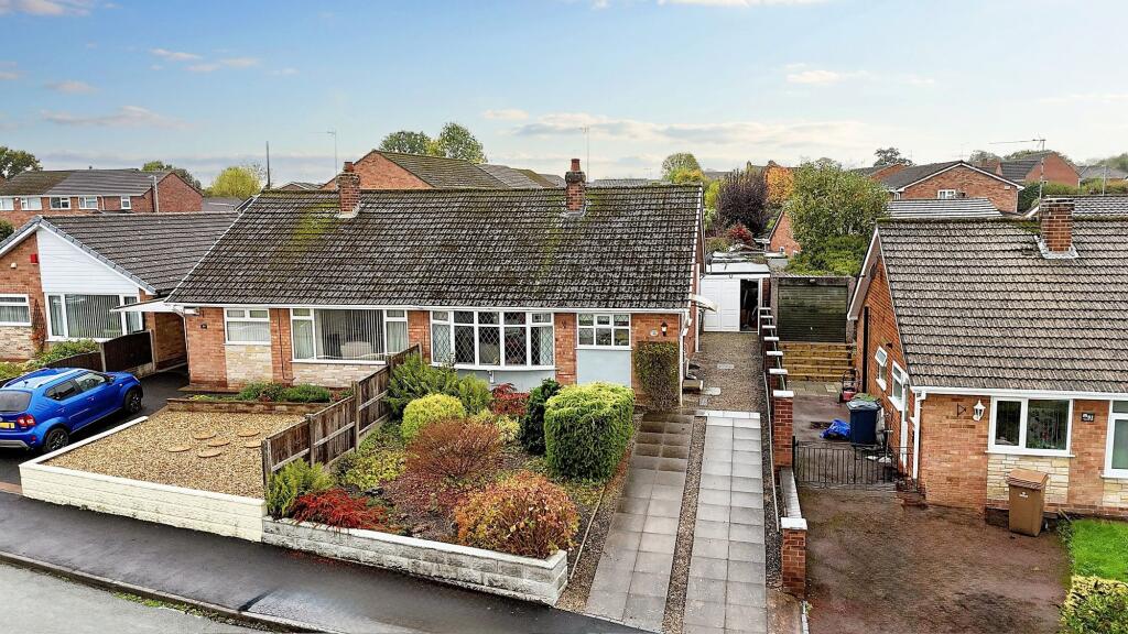 2-bed semi-detached on Meadow Way, Stone, ST15, £220,000