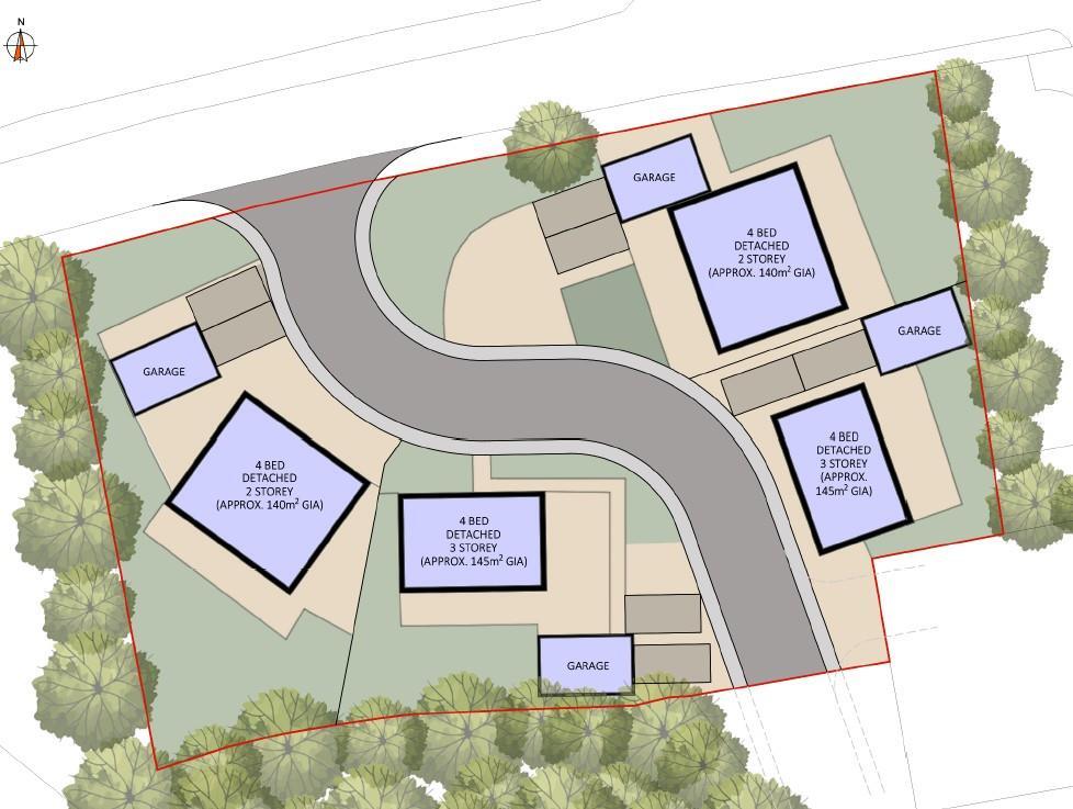 Plot 2. Keele Road, Madeley Heath, Newcastle-under-Lyme - View 4