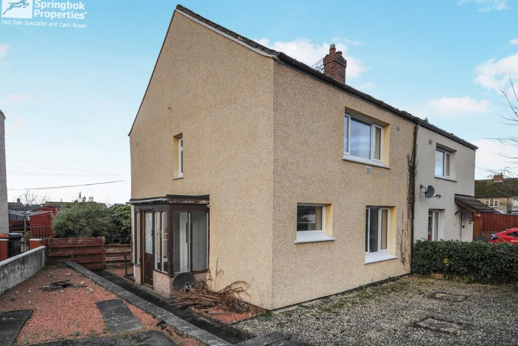 3-bed semi-detached on Rosevale Road, Dumfries, Dumfriesshire, £120,000