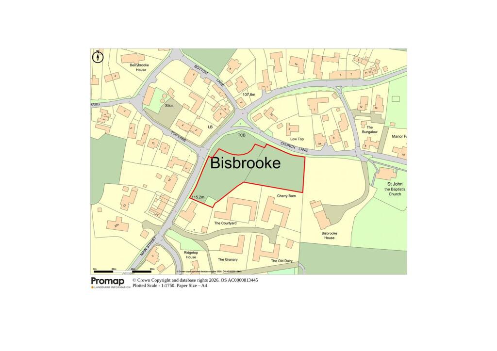 The Village Paddock at Bisbrooke, Rutland - about 1.15 acres - View 2