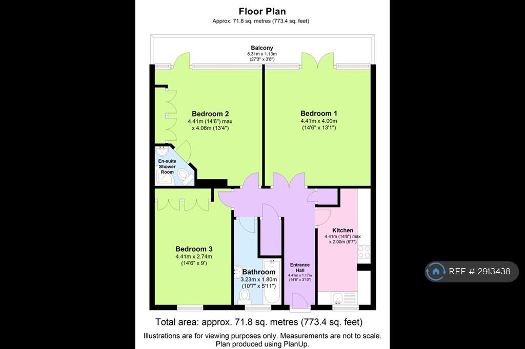 3 bedroom flat for rent