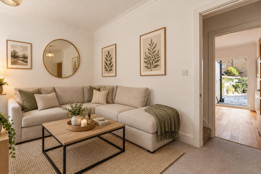 2-bed terraced on Glencoe Road, Weybridge, KT13, £550,000