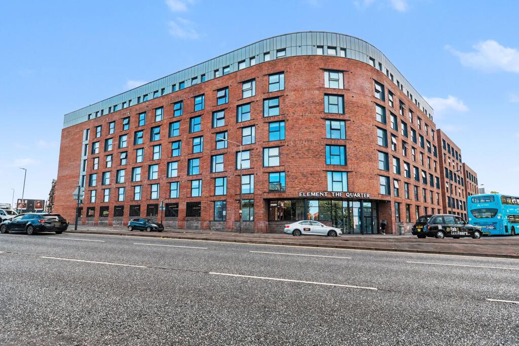 Studio flat on Apartment 362, Element The Quarter, 88 Low Hill, Liverpool, L6 1AW, £50,000