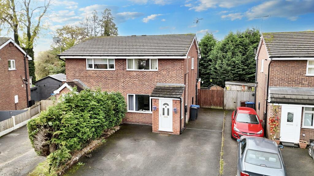 2-bed semi-detached on Epsom Close, Cheadle, ST10, £175,000