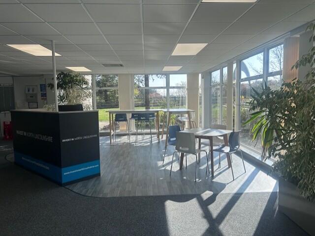 Reception and cafe 