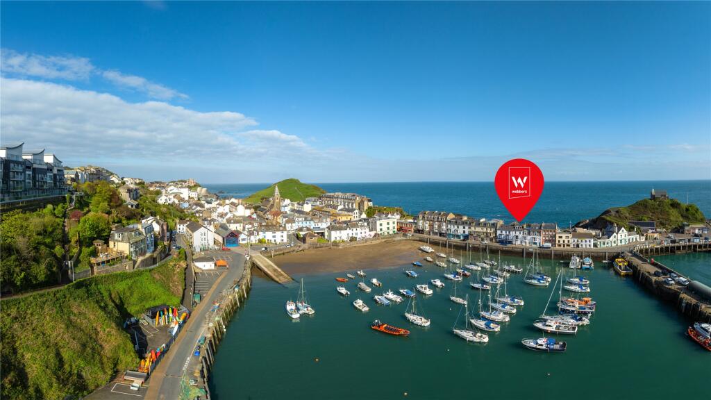 4-bed terraced on The Quay, Ilfracombe, Devon, EX34, £325,000