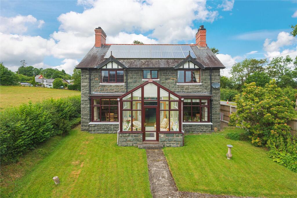 4-bed detached on Carno, Caersws, Powys, £349,950