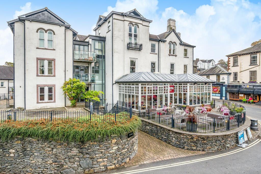 2-bed flat on Flat 2, The Royal, Church Street, Bowness-on-Windermere, Cumbria, LA23 3GN, £355,000